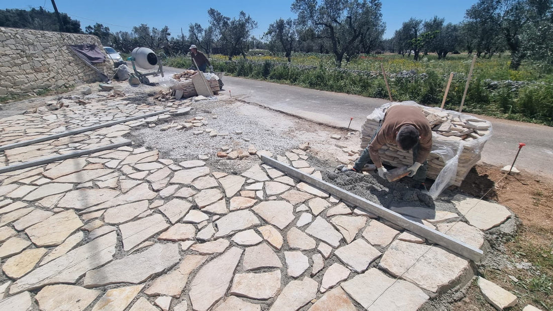 Pavimento in Scorza di Trani: eleganza naturale che dura nel tempo
